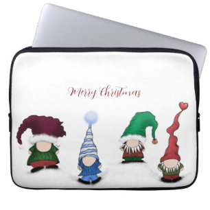 Schattig Gnome Posse Laptop Sleeve