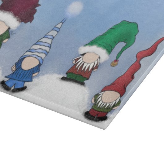 Schattig Gnome Posse Snijplank (Hoek)