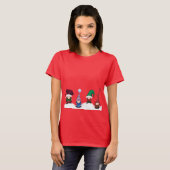Schattig Gnome Posse T-shirt (Voorkant volledig)