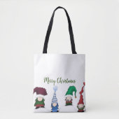 Schattig Gnome Posse Tote Bag (Voorkant)