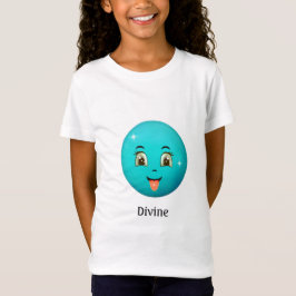 Schattig goddelijk gelukkig gezicht t-shirt
