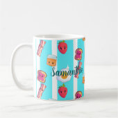 Schattig Goedemorgen Heerlijk ontbijt Koffiemok (Links)