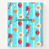 Schattig Goedemorgen Heerlijk ontbijt Notitieboek (Achterkant)