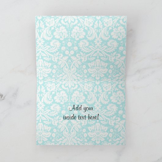 Schattig golf; Damast Patroon Kaart (Binnen)