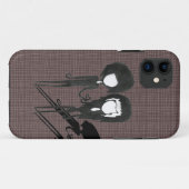 Schattig goth emo stel jongen en meisje Case-Mate iPhone case (Achterkant (horizontaal))