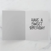 SCHATTIG GOTHIC MEISJE LIEF VERJAARDAG GOTISCHE WE KAART (Binnen)