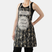 Schattig  Goud Bloemen Vakantie Bakken Schort (Insitu)