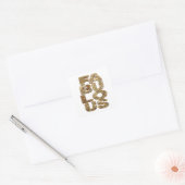 Schattig Goud FABULOUS Label Ontwerp (Envelop)
