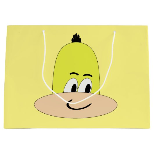 Schattig Grappig Cartoon Gezicht Groot Cadeauzakje (Voorkant)