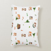 Schattig Grappig Cavia Huisdier Patroon Accent Kussen (Achterkant (Verticaal))
