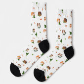 Schattig Grappig Cavia Huisdier Patroon Sokken (Links)