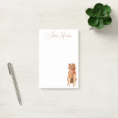 Schattig Grappig Gepersonaliseerde Golden Retrieve Post-it® Notes (Kantoor)