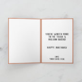 Schattig grappig hert bok prachtige mama verjaarda bedankkaart (Binnen)