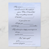 Schattig, grappig huwelijksadvies voor bruid en br advieskaart (Voorkant)