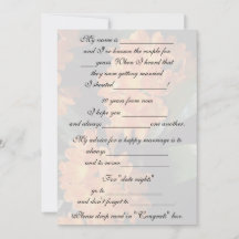 Schattig, grappig huwelijksadvies voor bruid en br