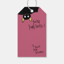 Schattig Grappig Je Bent Fantastisch Vleermuis Pun Cadeaulabel