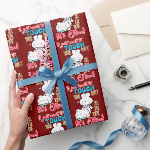 Schattig Grappig Konijn Ik Wil Eenvoudig Jouw Acht Cadeaupapier