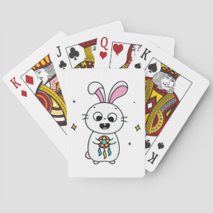 Schattig & Grappig Konijn Pokerkaarten