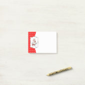 Schattig Grappig Laten we gaan! Wandelende Komondo Post-it® Notes (Op bureau)