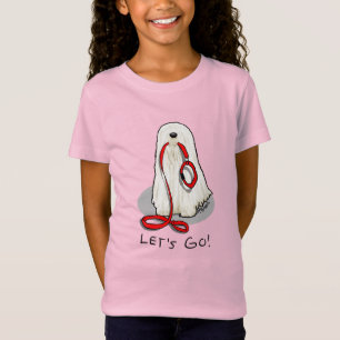 Schattig Grappig Laten we gaan! Wandelende Komondo T-shirt