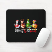 Schattig Grappig Merry Goosmas Domme Gans Rendier  Muismat (Met muis)