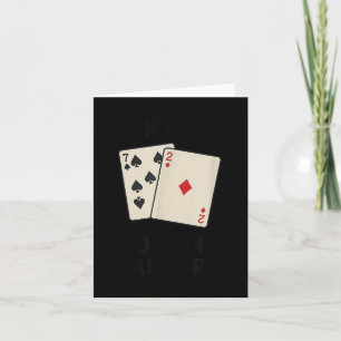 Schattig Grappig poker, ik vouw zelfs mijn wasgoed Kaart
