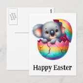 Schattig Grappig Schattige Pasen Baby Koala Beer Briefkaart (Voorkant / Achterkant)