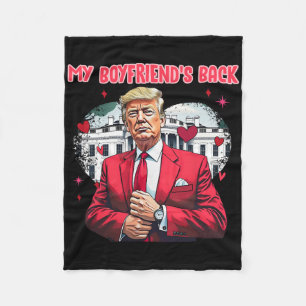 Schattig Grappig Trump Valentijn M'n Vriendje's Ck Fleece Deken