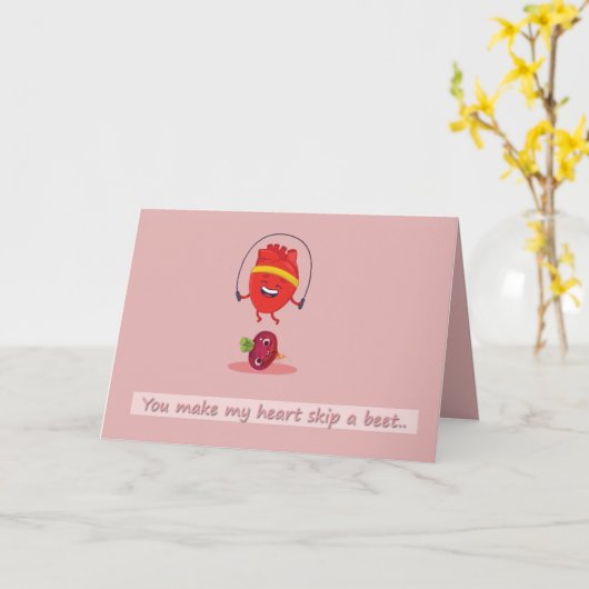 Schattig, grappig, Valentijnsdag, grap, grapje, Kaart (Gele Bloem)