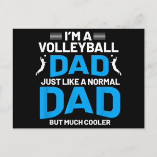 Schattig Grappig Volleybal Cadeau Voor Vaders en M Briefkaart