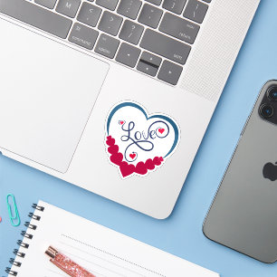Schattig Grappige Liefde Sticker