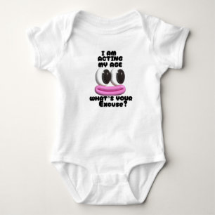 Schattig Grappige Uitdrukking Romper