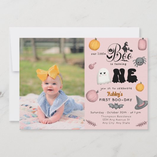 Schattig griezelig | boek | 1e verjaardag kaart (Voorkant)