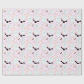 schattig griezelig cadeaupapier (Vlak)