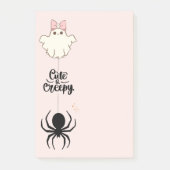 Schattig & Griezelig — Een Speelse Verschijning in Post-it® Notes (Voorkant)