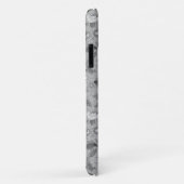 Schattig grijs bloemmotief Case-Mate iPhone case (Achterkant/rechts)