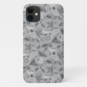 Schattig grijs bloemmotief Case-Mate iPhone case