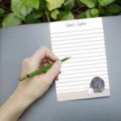 Schattig grijs cavia roze Voetbal gevoerd Post-it® Notes