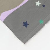 Schattig grijs patroon kinder fleece deken (Hoek)