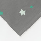 Schattig grijs patroon kinder fleece deken (Hoek)