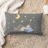 Schattig grijs patroon kinder kussen (Deken)