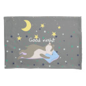 Schattig grijs patroon kinder kussensloop (Voorkant)