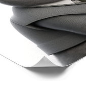 Schattig grijs Poster voor kattenbroodjes (Hoek)