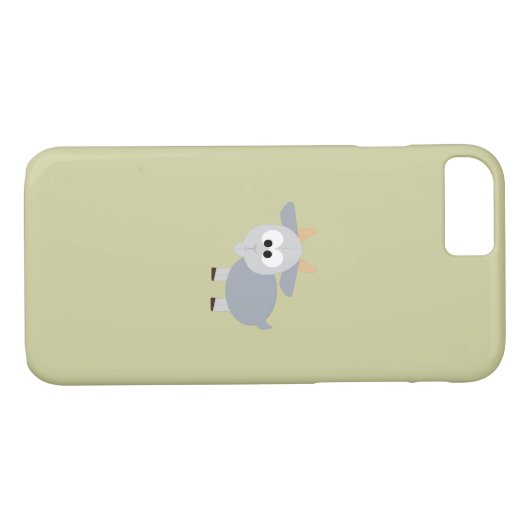 Schattig grijze geit Case-Mate iPhone case (Achterkant (Horizontaal))