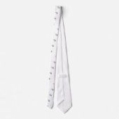 Schattig grijze geit stropdas (Achterkant)