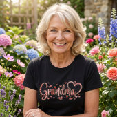 Schattig, grillig en warm oma T-shirt