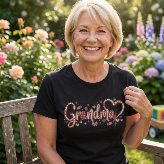 Schattig, grillig en warm oma T-shirt