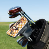 Schattig, grillig Halloween-skelet Golfheadcover (Insitu)