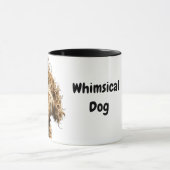 Schattig grillige hond mok (Midden)