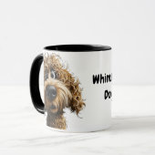 Schattig grillige hond mok (Voorkant links)